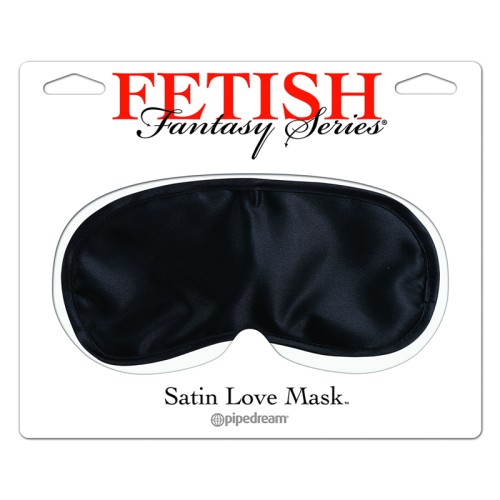 Fetish Fantasy Satin Love Mask Black