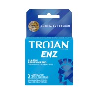 Condones Lubricados Trojan-Enz Paquete de 3