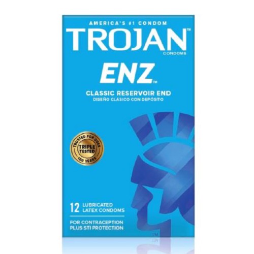 Trojan-Enz Lubricated Condoms - Safe Pleasure