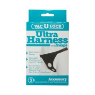 Vac-U-Lock Ultra Arnés Con Broches Negro