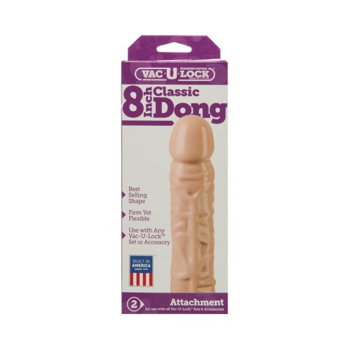 Dong Clásico de 8 Pulgadas Vac-U-Lock