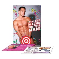 Pin The Macho On The Man Game