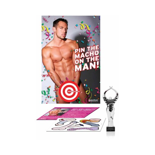 Pin The Macho On The Man Game