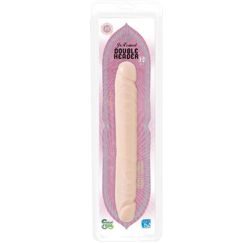 Dildo Doble Cabeza Jr. de 12 Pulgadas Color Carne