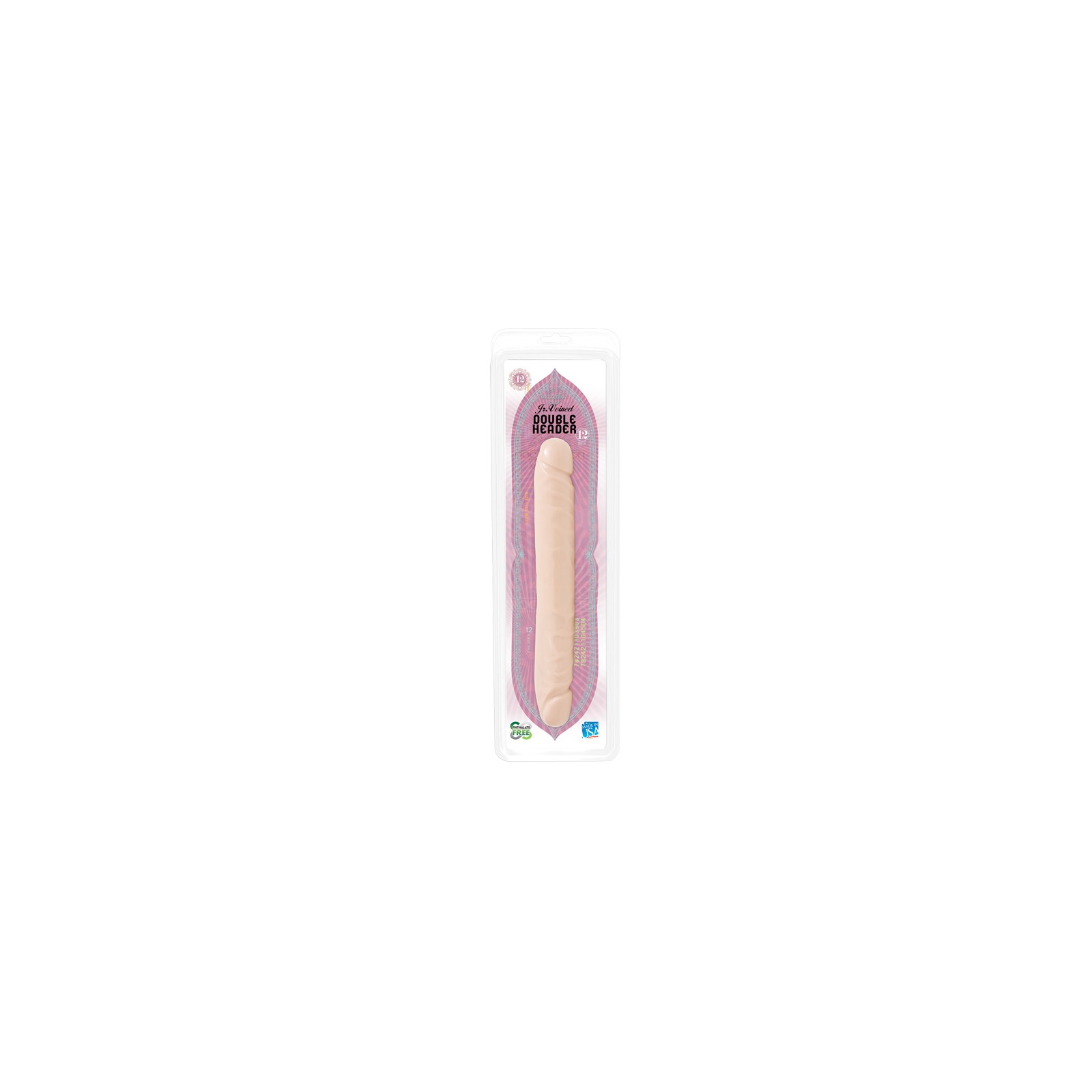 Dildo Doble Cabeza Jr. de 12 Pulgadas Color Carne