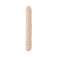 Dildo Doble Cabeza Jr. de 12 Pulgadas Color Carne