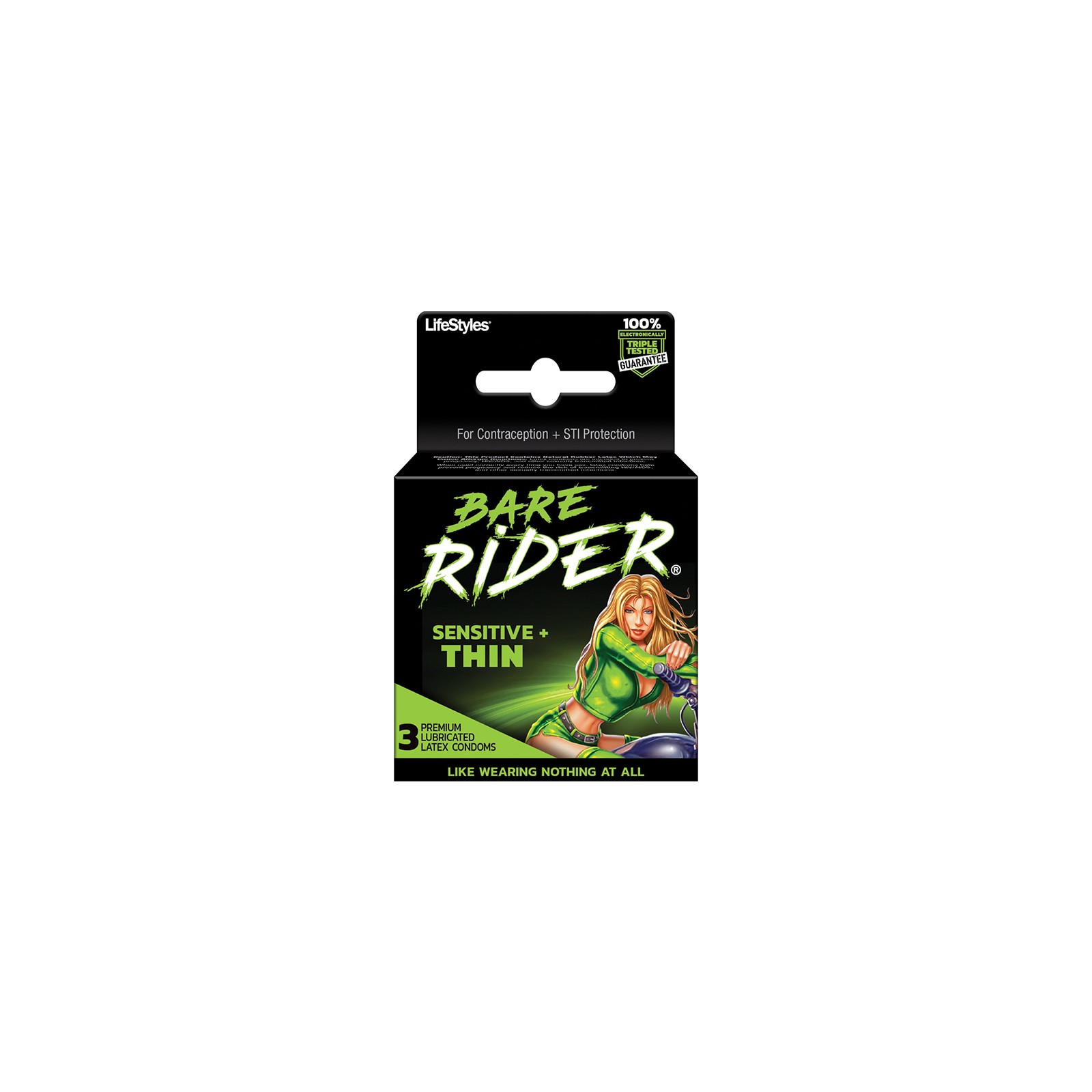 Preservativos LifeStyles Bare Rider Sensibles y Finos