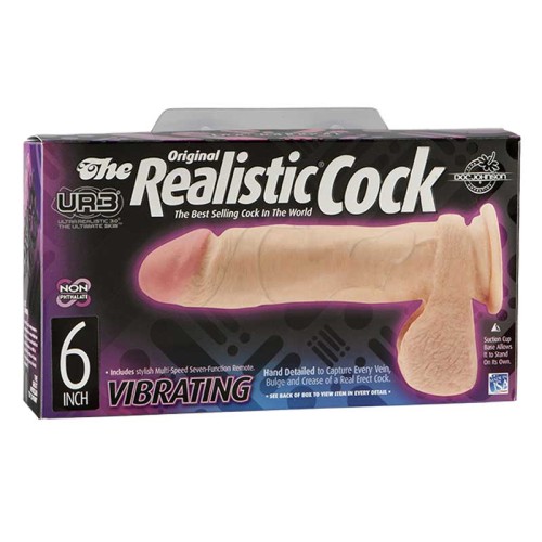 Pene Realista UR3 Vibrador de 6 Pulgadas