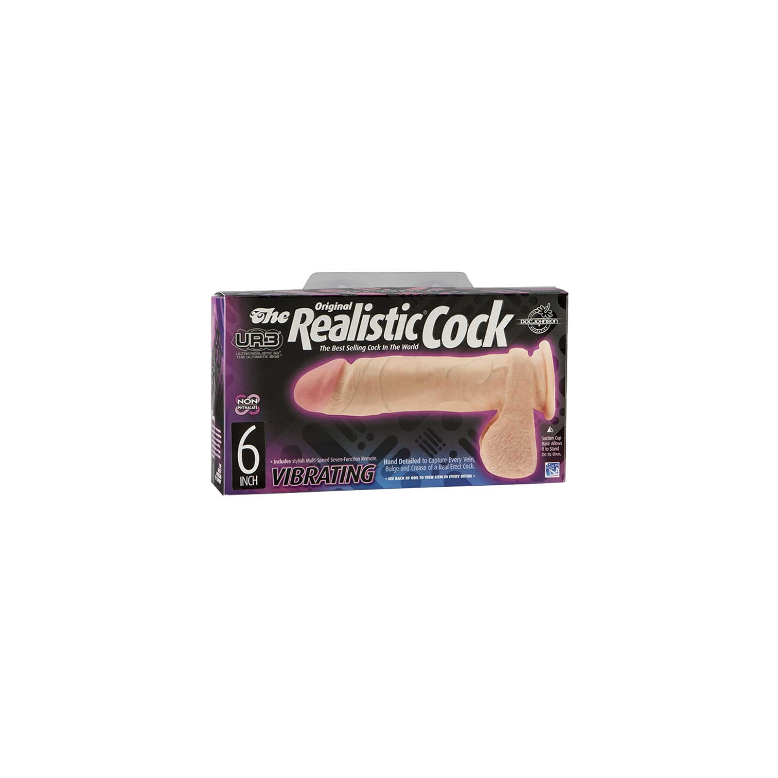 The Realistic Cock - UR3 Vibrating 6 Inch