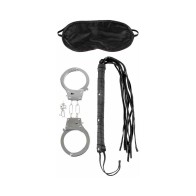 Pipedream Fetish Fantasy Series 3-Piece Lover's Fantasy Series Kit Black