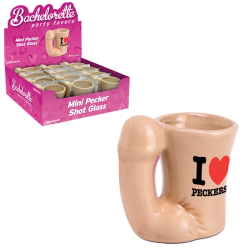 Mini Pecker Shot Glasses Set for Bachelorette Parties