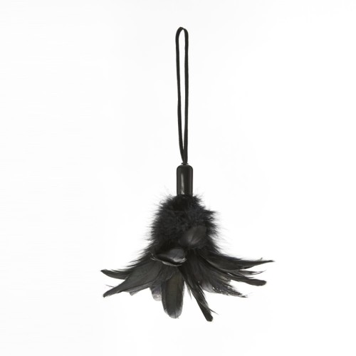 Sportsheets Pleasure Feather Tickler Black - Ultimate Teasing