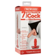 Vac-U-Lock 7 Inch ULTRASKYN Cock for Ultimate Strap-On Fun