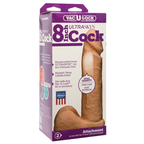 Pene ULTRASKYN de 8 Pulgadas Vac-U-Lock