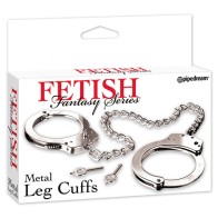 Pipedream Metal Leg Cuffs for Bondage Fun