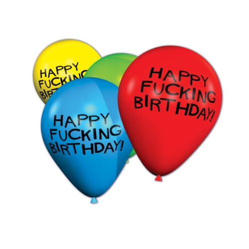 X-Rated Birthday Balloons 8-pack