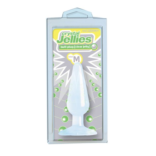 Crystal Jellies Butt Plug Clear Medium