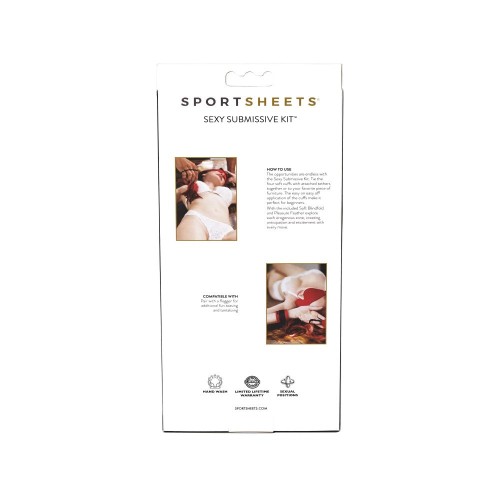 Kit Rojo Submisivo de 6 Piezas Sportsheets para Principiantes