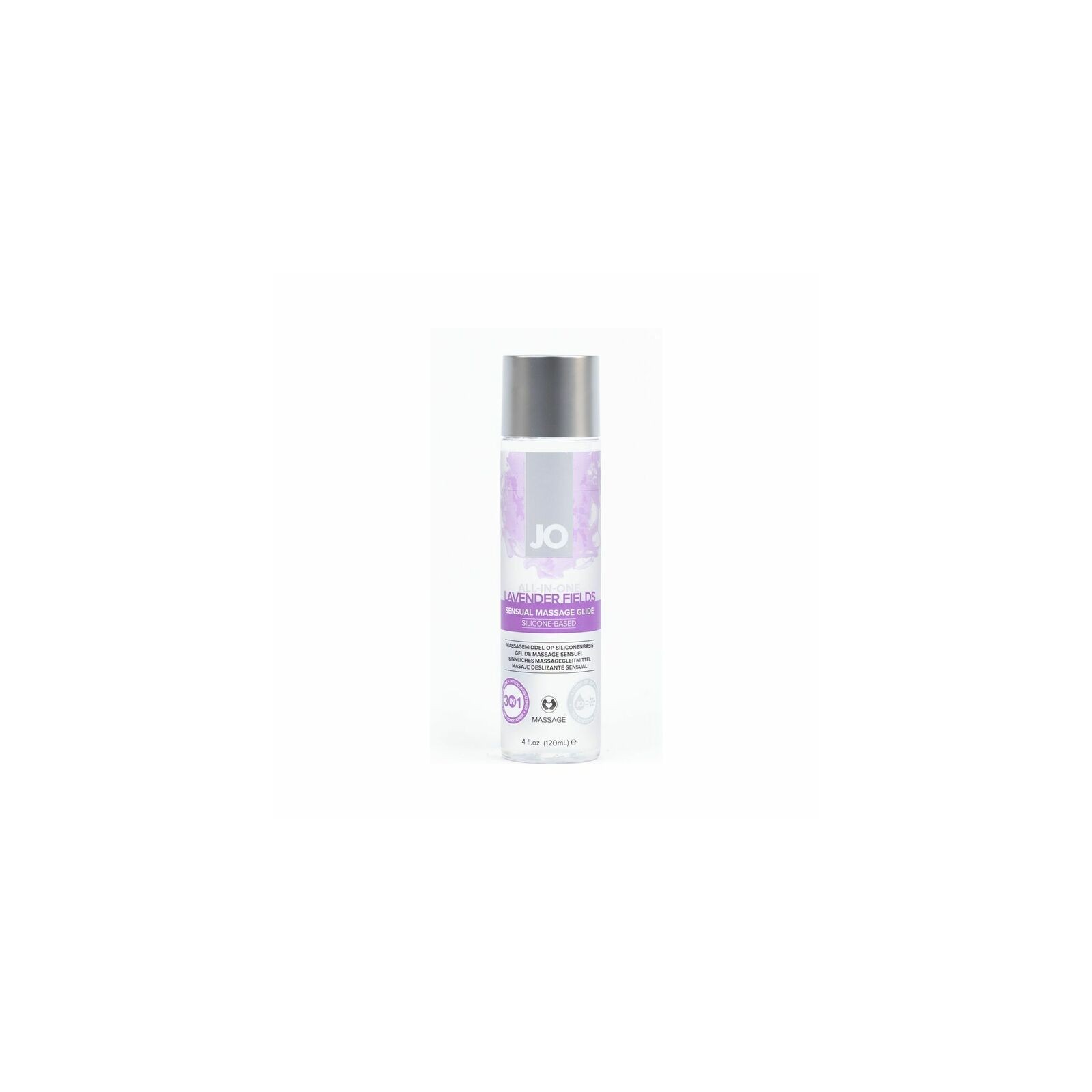 JO All-In-One Sensual Massage Glide Lavender 4 oz.