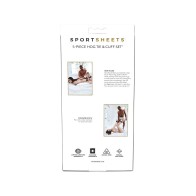 Sportsheets Hog Tie & Cuff Set - Bondage Essentials