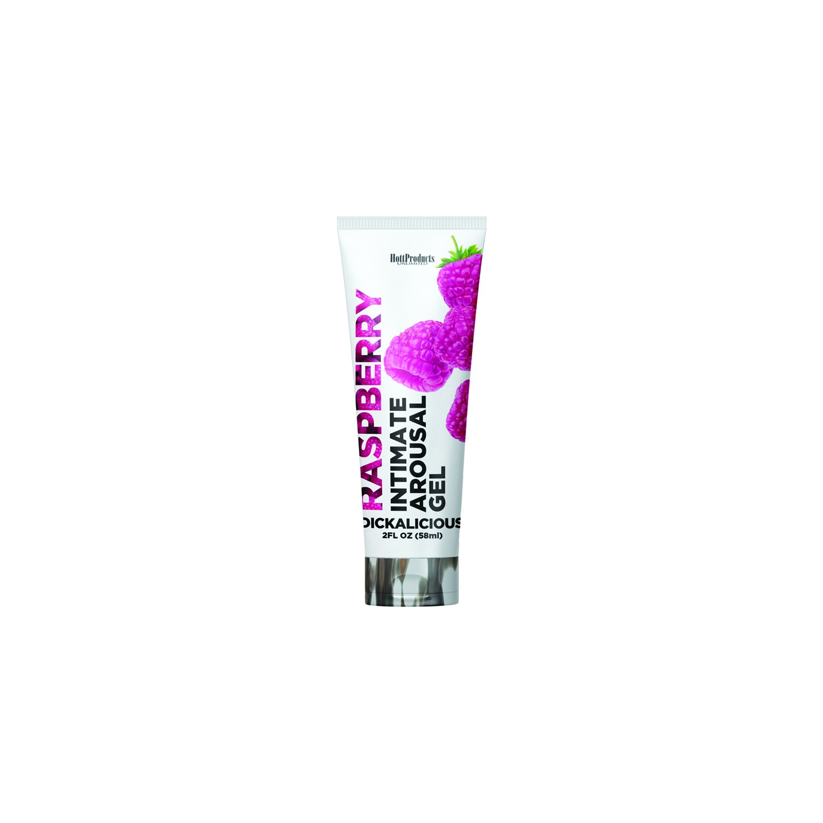 Gel de Arousal Intimo Dickalicious Frambuesa 2 oz - Enciende la Pasión