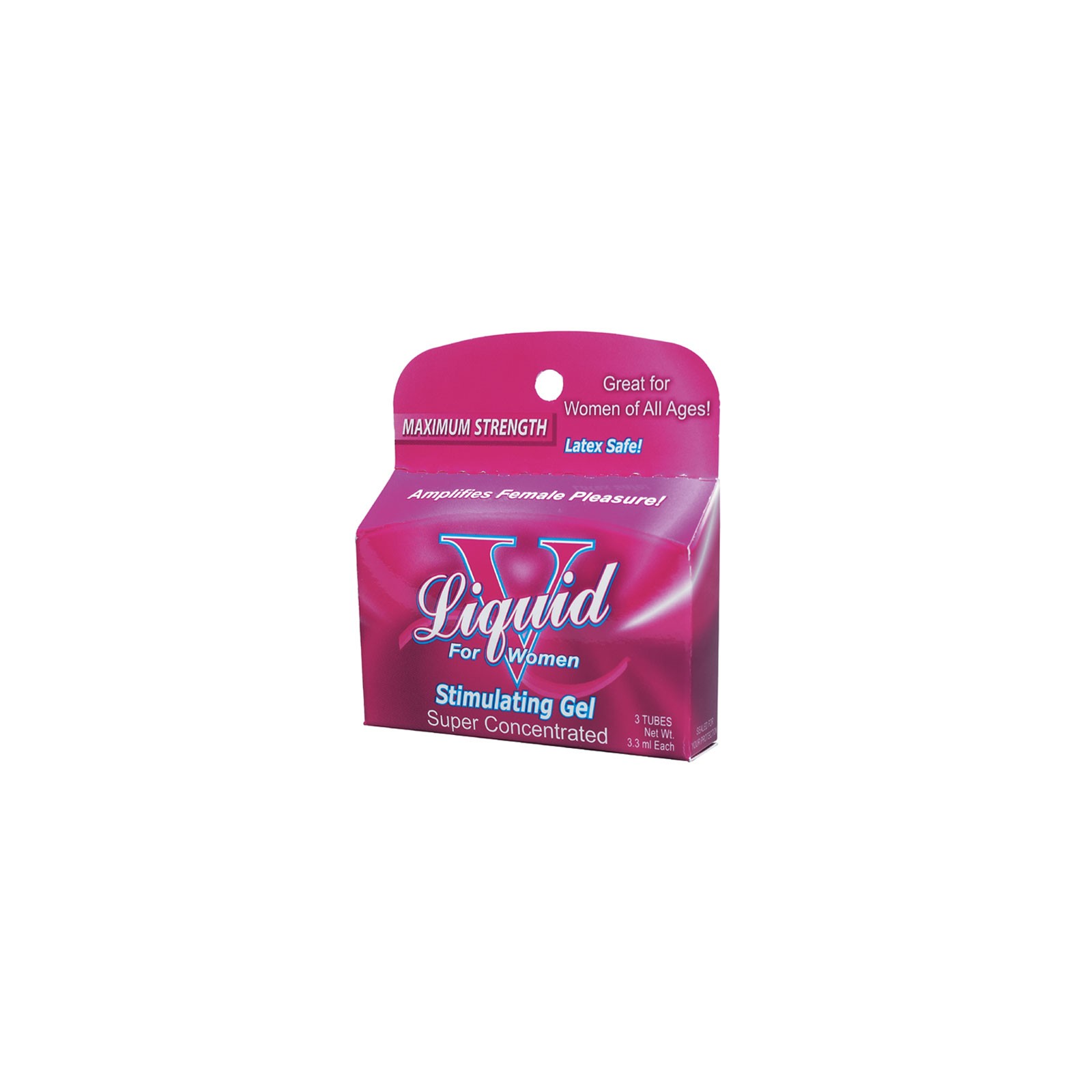 Gel Estimulante Liquid V para Mujeres - 3 Tubos