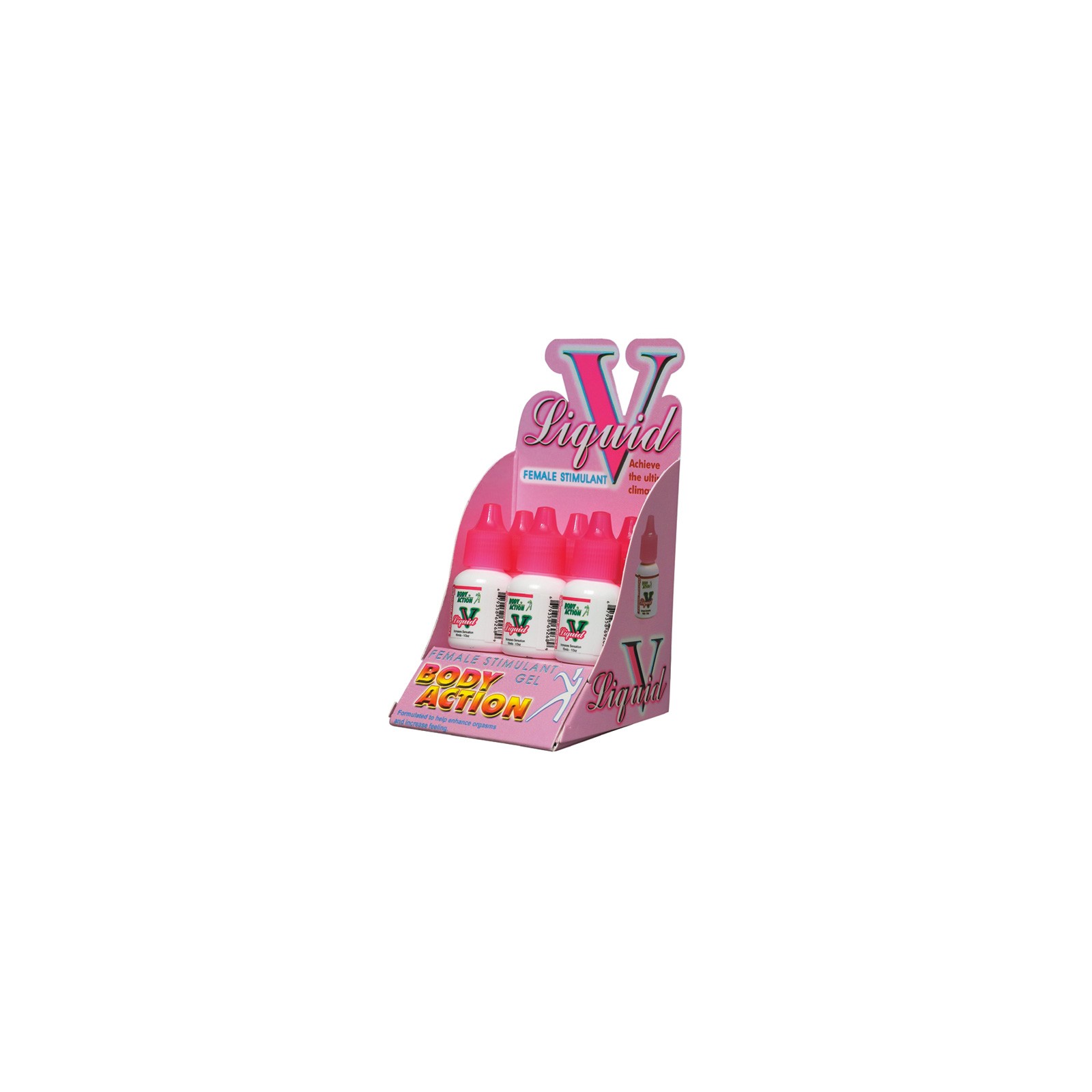 Display de Estimulante Femenino Liquid V para Mayor Placer