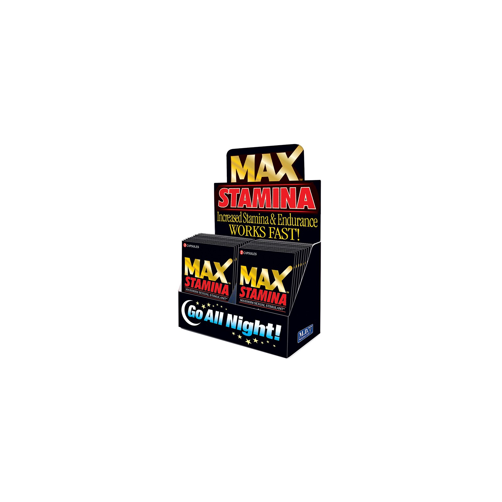 MaxStamina Sexual Stimulant Capsules 2-Pack