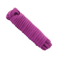 Japanese Cotton Bondage Rope - Purple