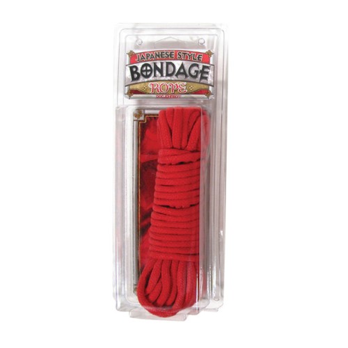 Cuerda de Bondage de Algodón Roja