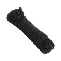 Japanese Cotton Bondage Rope - Black