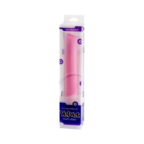 Vibrador Velvet Touch de 7 Pulgadas Rosa