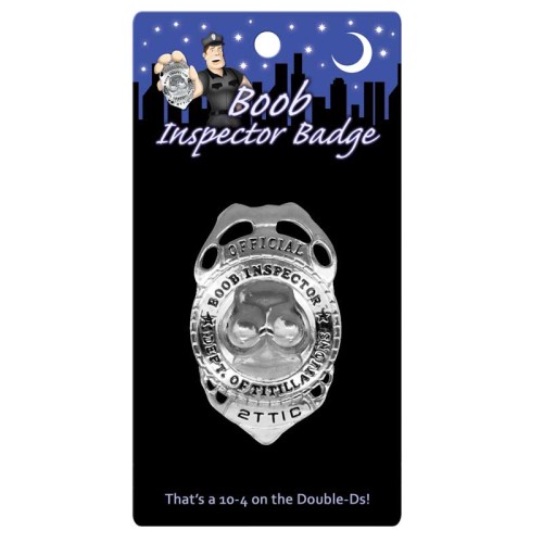 Official Boob Inspector Badge for Hilarious Fun