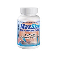 Fórmula de Mejora Masculina Fuerte MaxSize