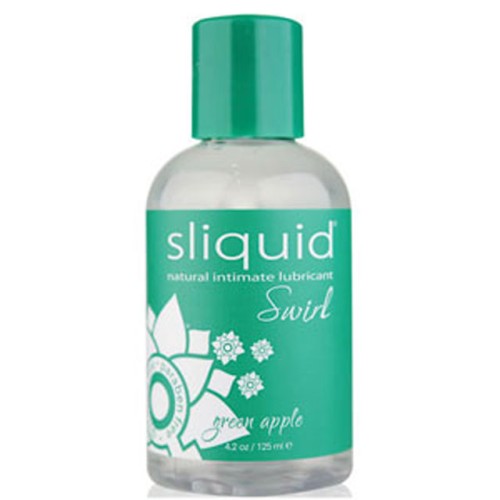 Sliquid Swirl Green Apple Tart Flavor Lubricant - 4 oz