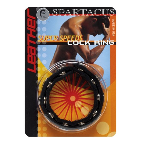 Spartacus Leather Cock Ring for Enhanced Pleasure