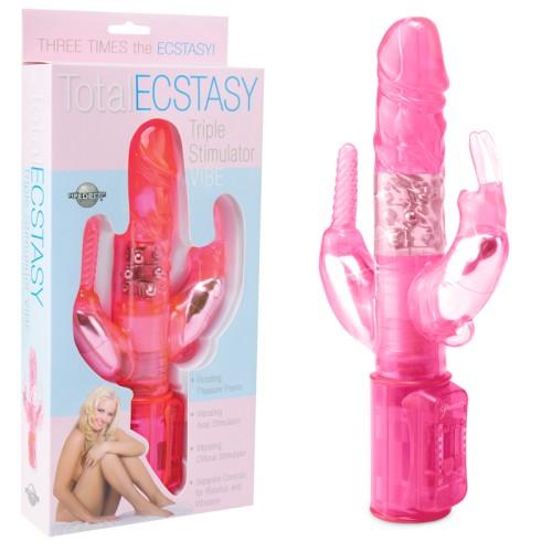 Pipedream Total Ecstasy Rabbit Vibrator Pink