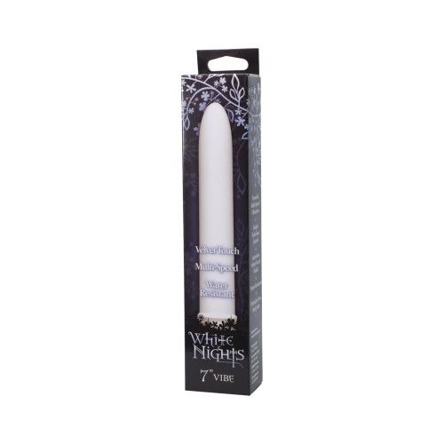 Vibrador Velvet Touch White Nights - Placer Lujoso