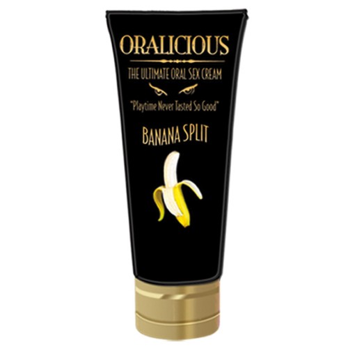 Crema Oralicious Sabor Banana Split 2oz - Intimidad Saborosa