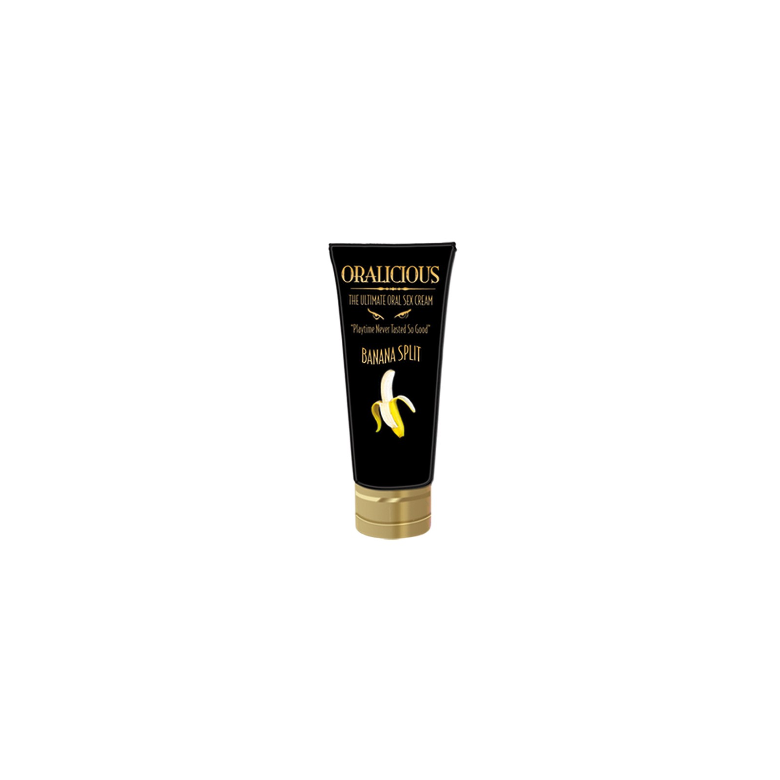 Oralicious Banana Split Oral Sex Cream 2oz - Flavorful Intimacy