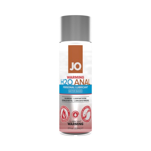 JO H2O Anal Warming Water-Based Lubricant 2 oz