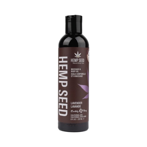 Hemp Seed Lavender Massage Oil for Luxurious Experience