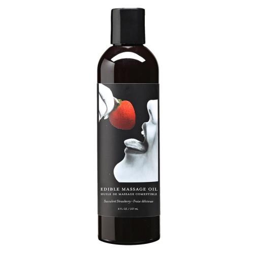 Earthly Body Edible Massage Oil for Tantalizing Pleasure