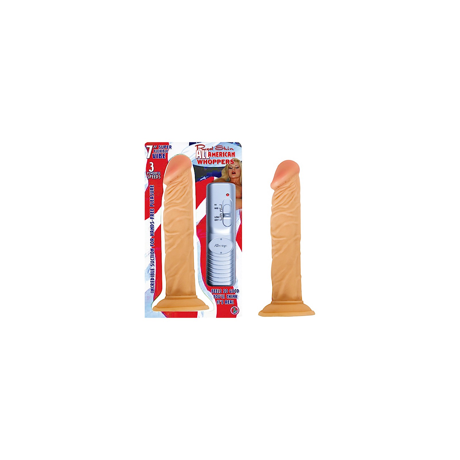 Dong Vibrador All American Whopper de 7in