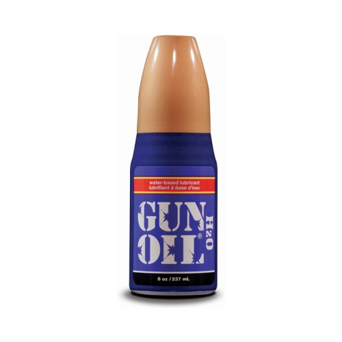 Lubricante a Base de Agua Gun Oil H2O - 8 oz para Diversión Sensorial