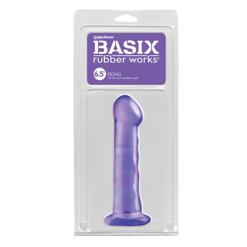 Pipedream Basix 6.5in Purple Dong Suction Cup