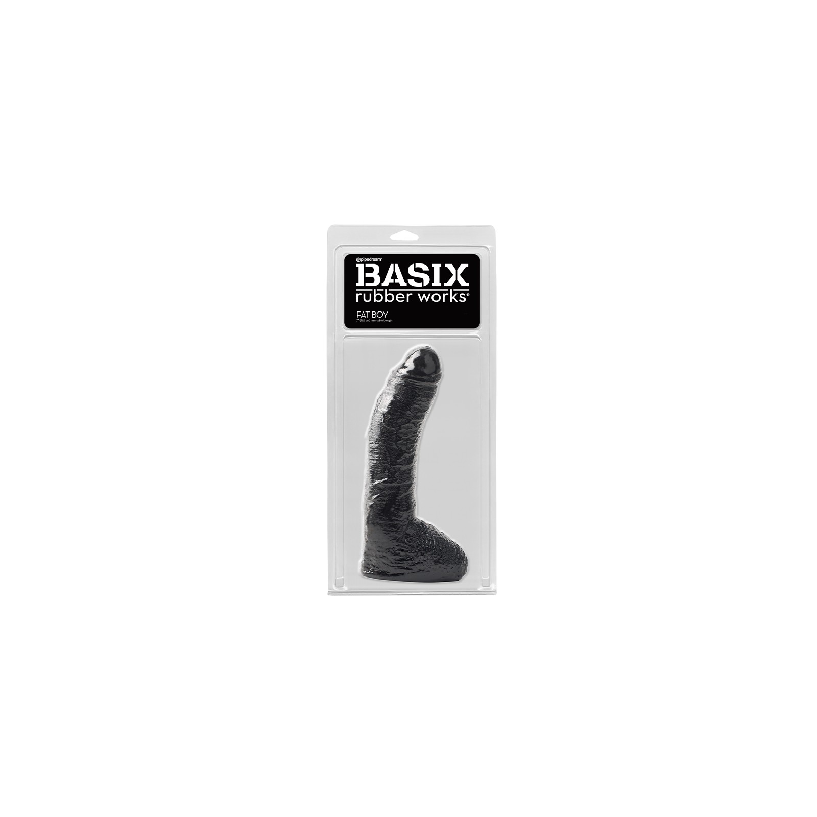 Pipedream Basix Fat Boy Dildo Black