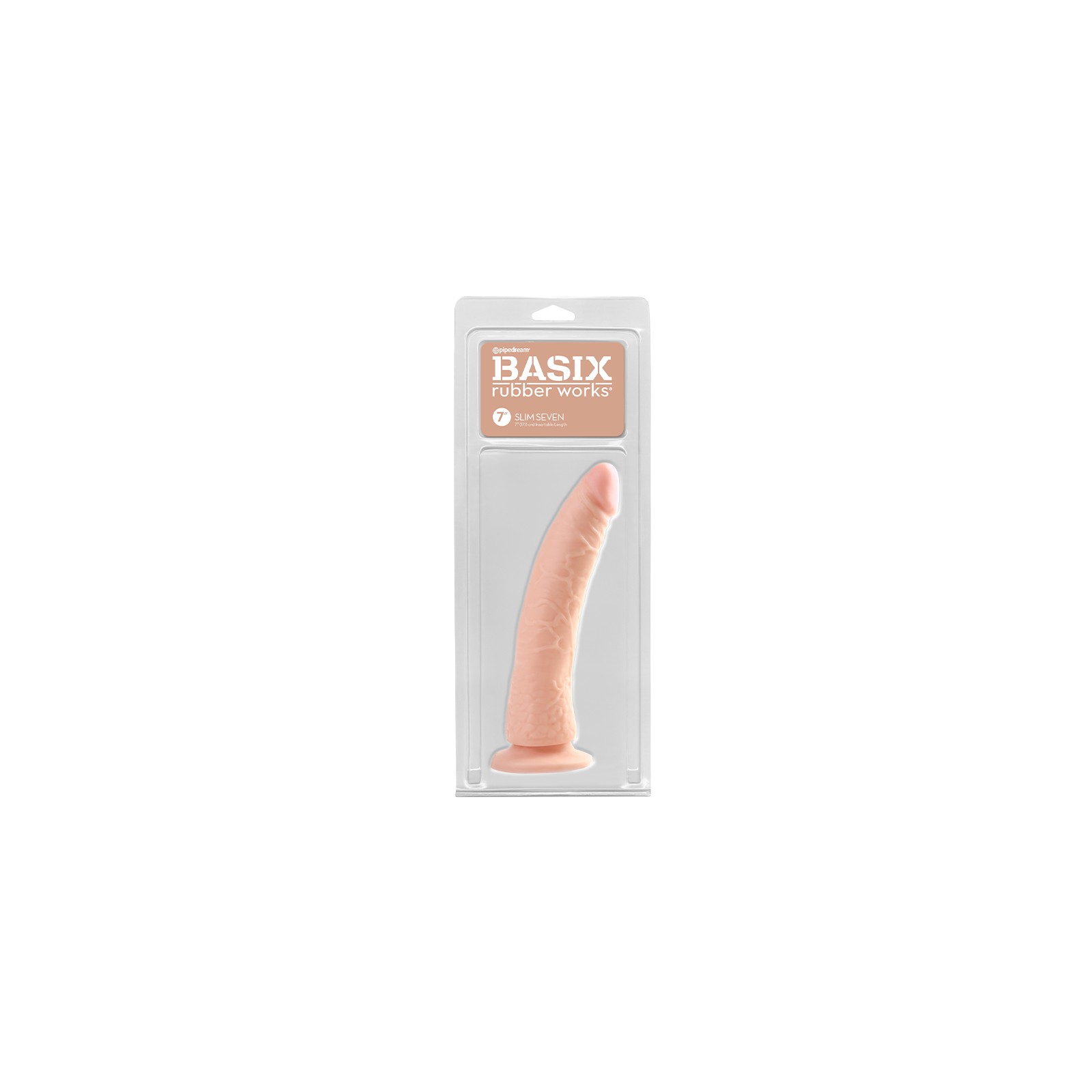 Dildo Slim 7 in. Pipedream Basix - Seguro y Versátil