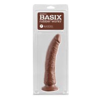 Pipedream Basix 7 in Dildo with Suction Cup Brown