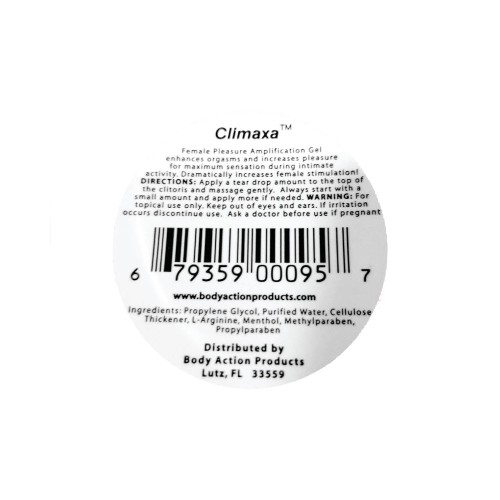 Body Action Climaxa 0.5oz - Female Pleasure Amplifier